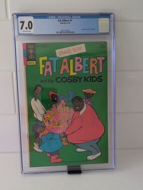 Fat Albert and the Cosby Kids #1 from 1974, professionally graded CGC 7.0